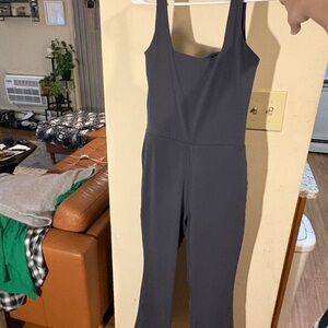 Charcoal Women's Athleisure Jumpsuit
